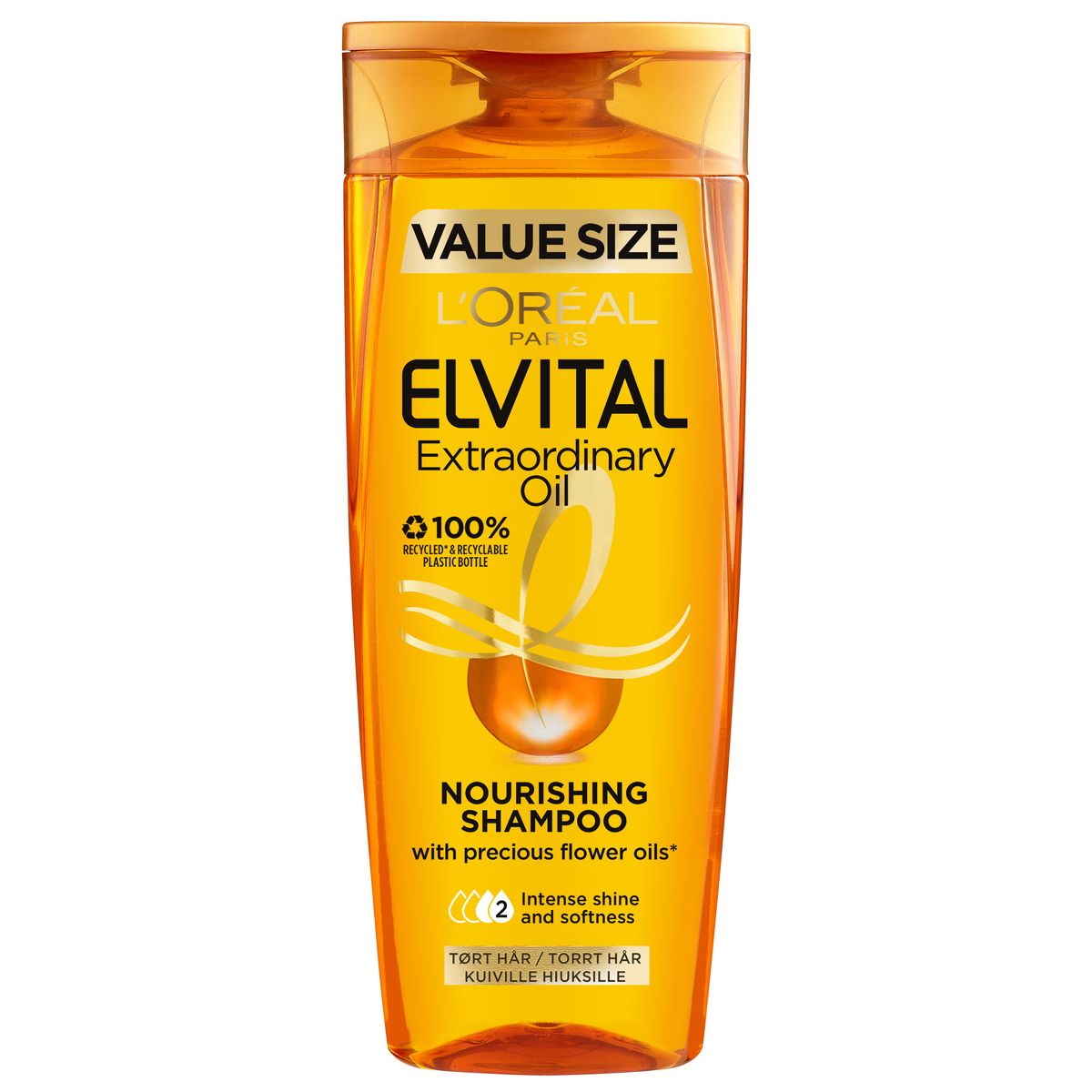 Køb L'Oréal Elvital Extraordinary Oil Shampoo 400 ml hos