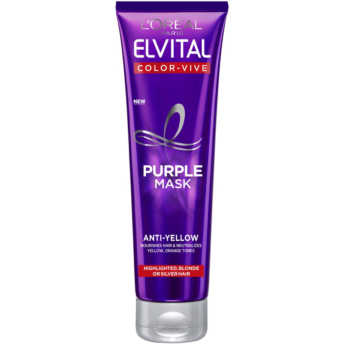 Køb L'Oréal Elvital Color Vive Purple Mask 150 ml hos Med24.dk