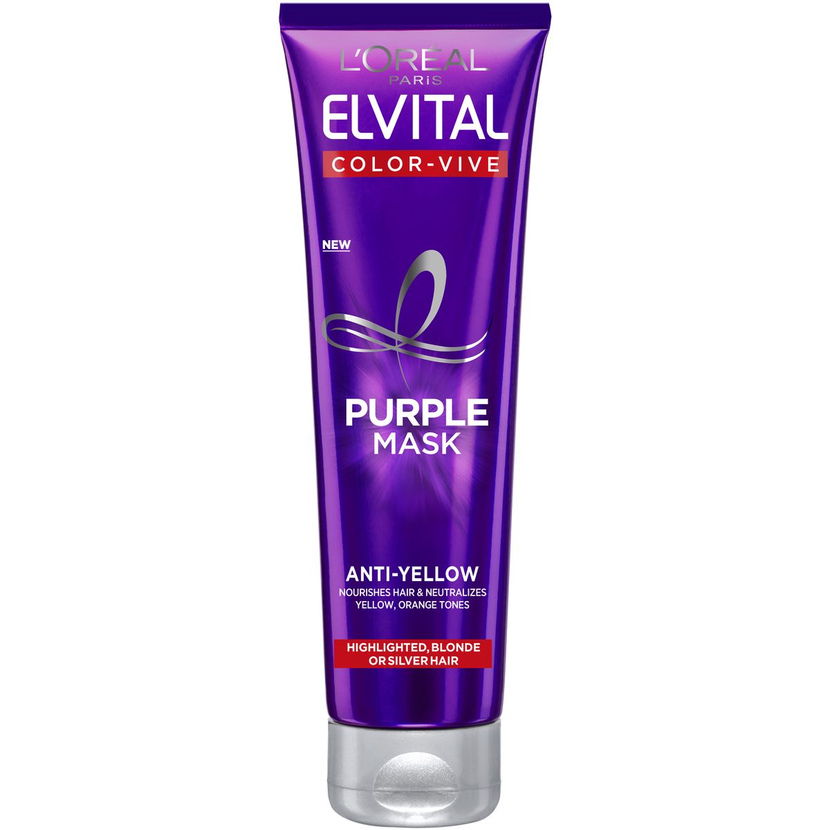 rendering morgenmad hierarki Køb L'Oréal Elvital Color Vive Purple Mask 150 ml hos Med24.dk