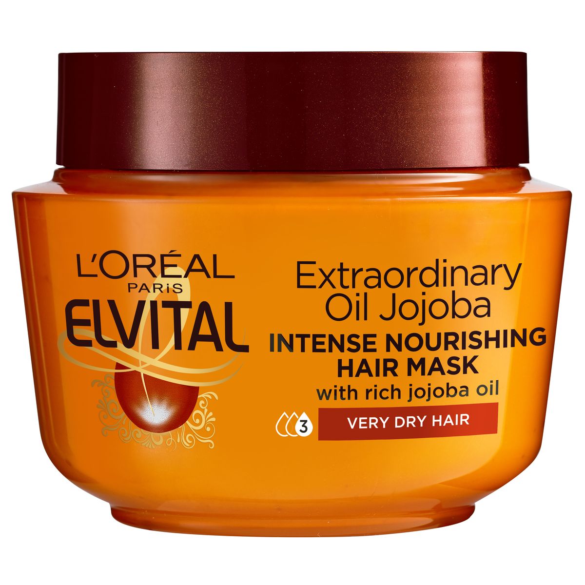 kæmpe stor jernbane Afgift Køb L'Oréal Elvital Extraordinary Oil Mask 300 ml hos Med24.dk