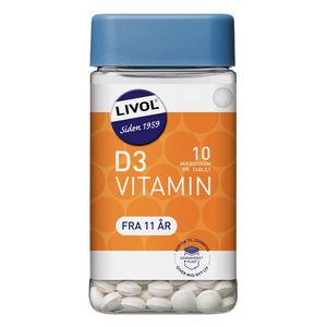 Livol Mono Normal D vitamin 10µg 220 stk