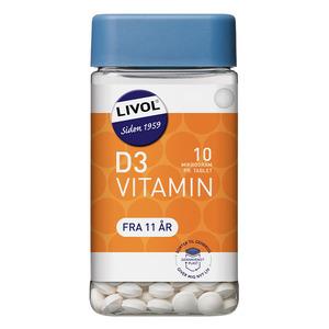 Livol Mono Normal D vitamin 10µg 220 stk