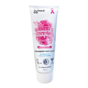 The Humble Co. naturlig tandpasta, pink ribbon edition - 75 ml