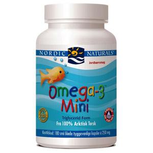 Nordic Naturals Omega 3 Mini – 180 tyggekaps.
