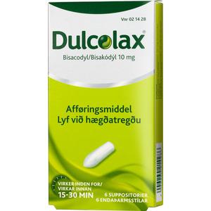 Dulcolax stikpiller 10mg - 6 stk.