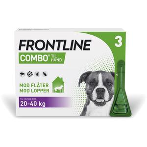 Frontline Combo Vet - hund 20-40 kg - 3 pipetter