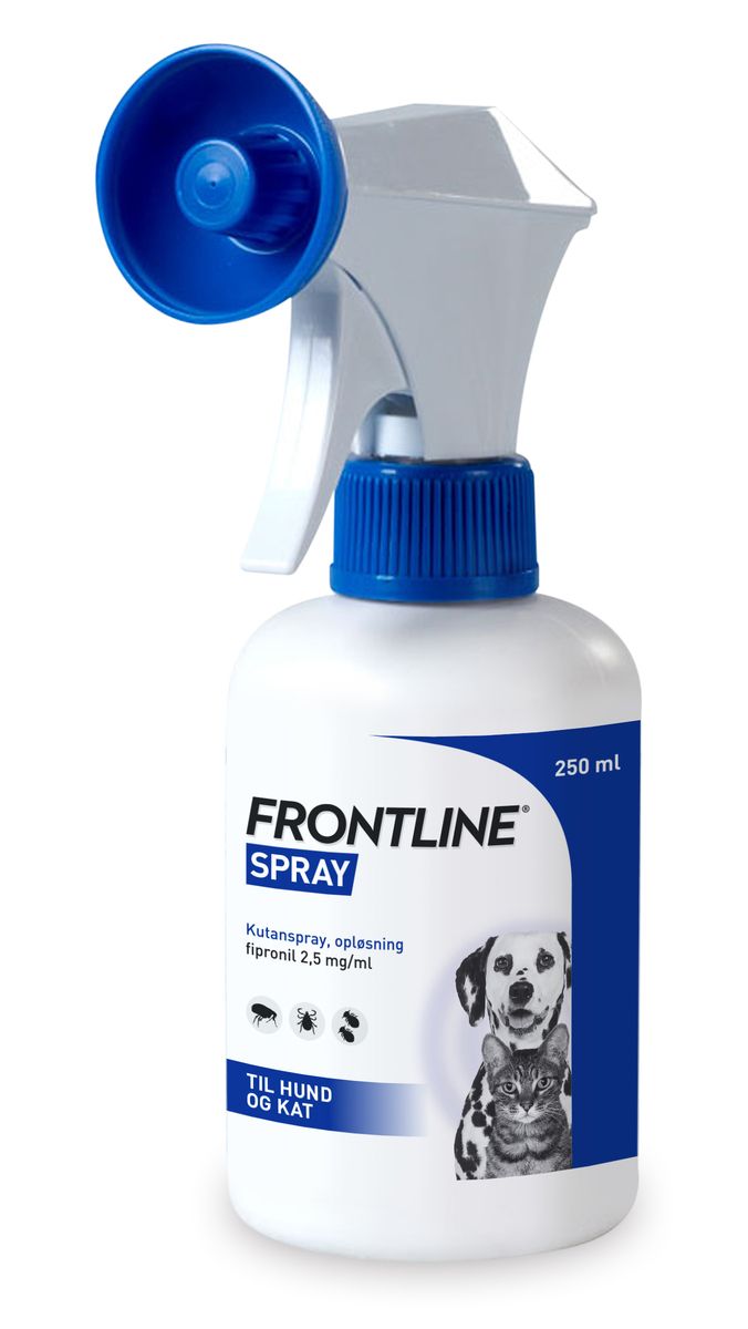 Frontline vet spray, hund og kat 250ml Med24.dk