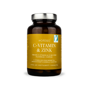 Nordbo C-vitamin & Zink - 50 kapsler