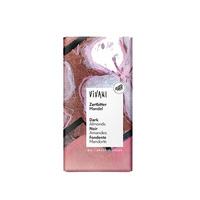 Vivani Chokolade Mørk m. Hele Mandler Ø - 100 g.