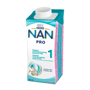 Nan Pro 1 drikkeklar fra fødslen - 200 ml
