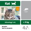 Advantage pour-on Vet kat, 0-4 kg