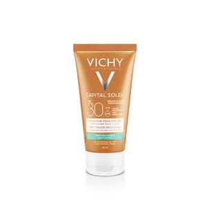 Vichy Idéal Soleil Face Dry Touch SPF30 - 50 ml solcreme til ansigtet