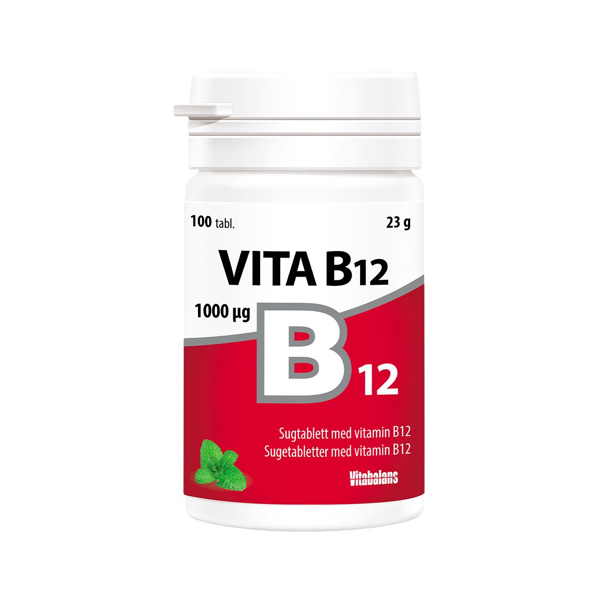 Vitabalans Oy Vita B12 1 mg - 100 sugetabl.