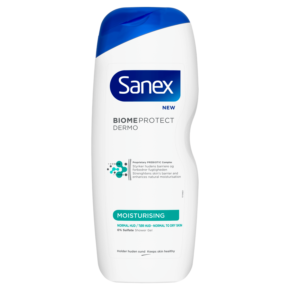 Køb Sanex BiomeProtect Moisturising Shower Gel 650 ml hos Med24.dk
