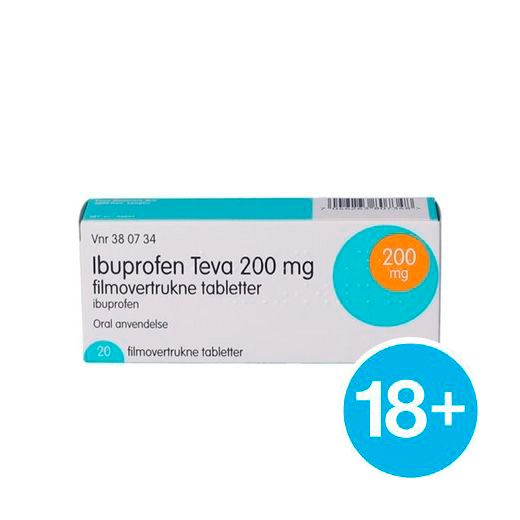 Behov for Drik Lydighed Ibuprofen Teva 200 mg - 20 tabletter - Med24.dk