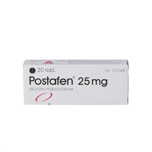 Postafen 25 mg - 20 tabletter