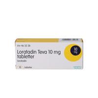 Loratadin Teva 10 mg - 10 tabletter
