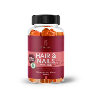 VitaYummy Hair & Nails Peach (Limited Edition) - 60 stk.