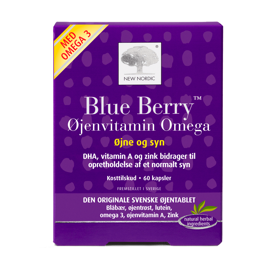New Nordic Blue Berry Omega 3 - 60 kaps.