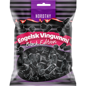 Nordthy Engelsk Vingummi Black Edition