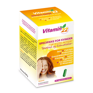 Vitamin 22 Specifik for kvinder - 60 kaps.