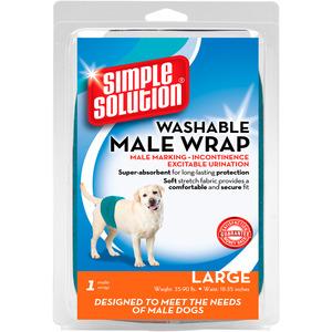 Simple Solution mavebånd til hanhunde, vaskbart str. L - 1 stk.