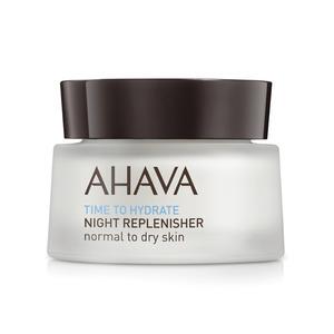 Ahava Night Replenisher er en silkeblød natcreme der gendanner hudens blødhed.