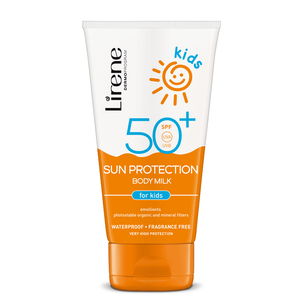 Køb Lirene Sun Protection Milk KIDS SPF 50+ 150 ml hos Med24.dk