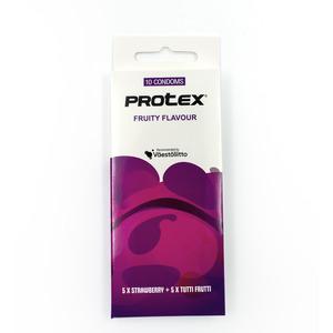 Protex Fruity Flavour Kondomer - 10 stk.