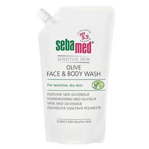 Sebamed Olive Face & Body Wash Refill - 1000 ml.