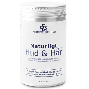 Nordic Herbals - Naturligt Hud & Hår, 120 kapsler