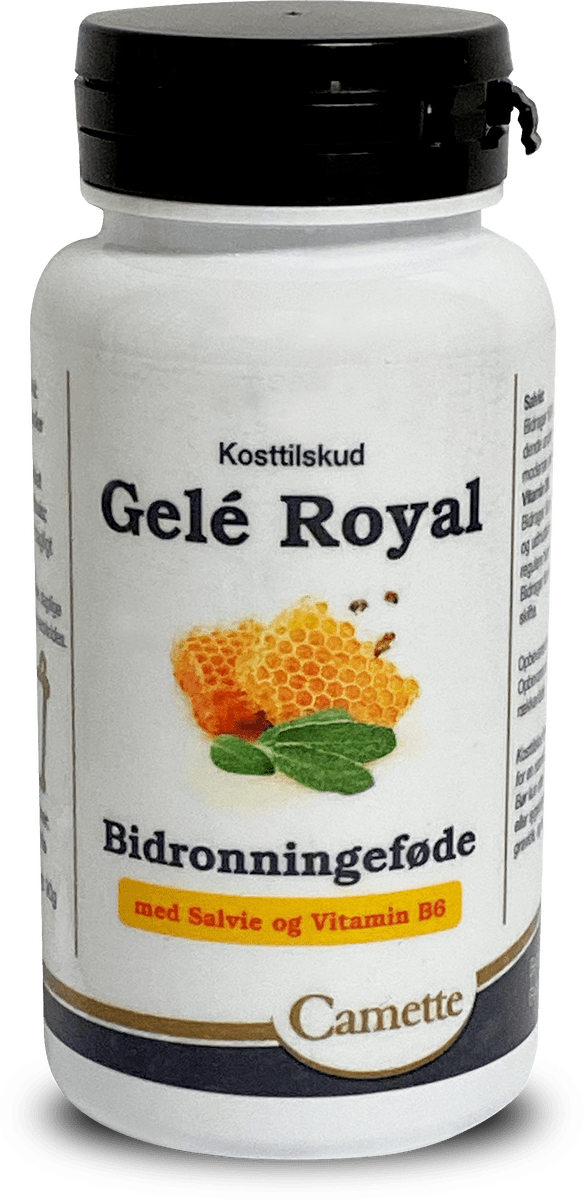 Køb Camette Gelé Royal m. Salvie + Vitamin B6 billigt hos Med24.dk