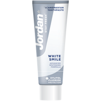 Jordan Tandpasta White Smile 75 ml - Gratis Gave