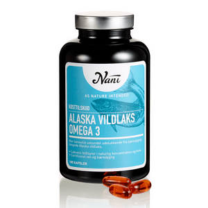Nani Alaska Vildlaks Omega 3 - 180 kapsler