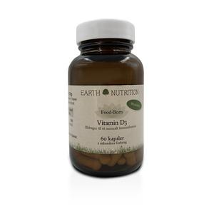 Earth Nutrition D-vitamin 50 Âµg – 60 kaps.