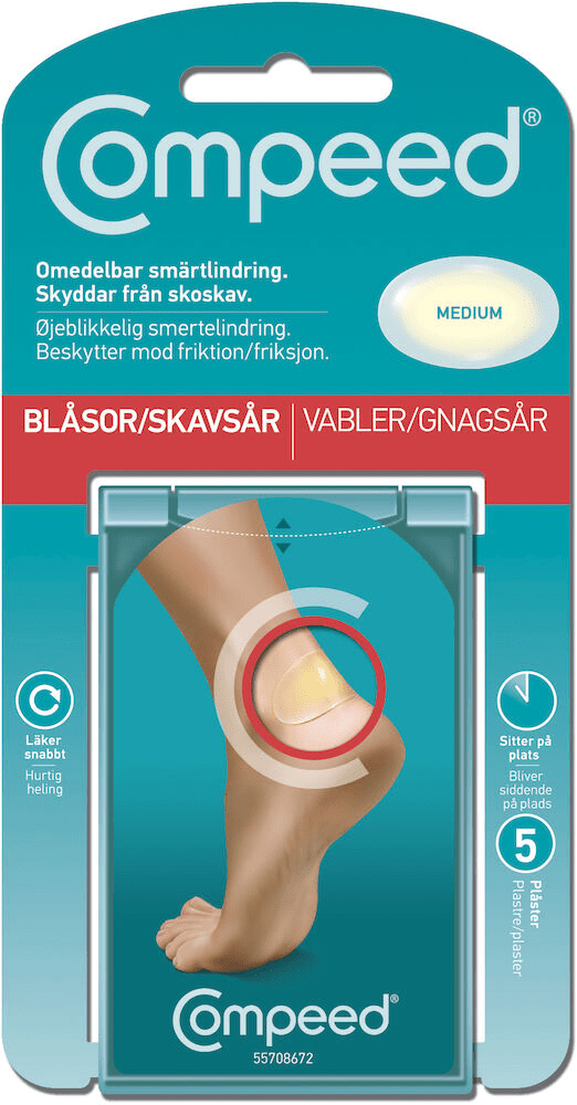 Koge specielt Begyndelsen Køb Compeed vabelplaster, medium 5 stk. billigt hos Med24.dk