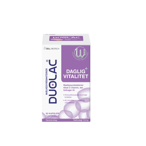 Duolac Daglig+ Vitalitet - 30 kapsler