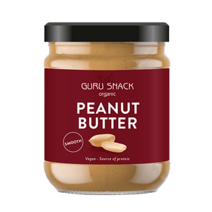 Guru Snack Peanut Butter Smooth ø 250 G Fra Guru Snack Organic