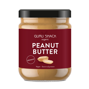 Guru Snack Peanut Butter Crunchy ø 250 G Fra Guru Snack Organic