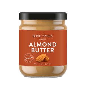 Guru Snack Almond Butter Crunchy ø 500 G Fra Guru Snack Organic