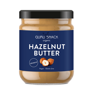 Guru Snack Hazelnut Butter Crunchy ø 250 G Fra Guru Snack Organic