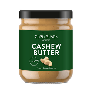 Guru Snack Cashew Butter Smooth ø 250 G Fra Guru Snack Organic