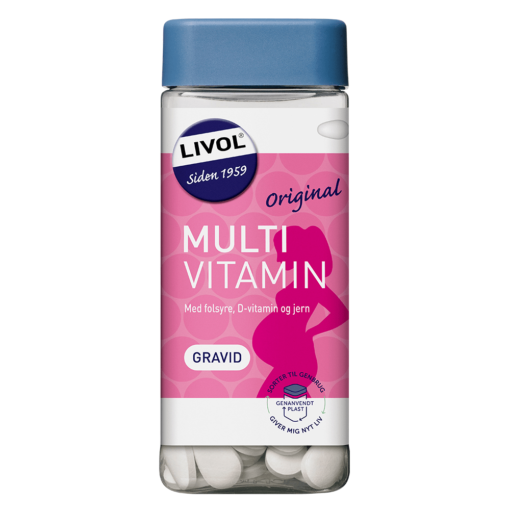 blanding bue Vejnavn Køb Livol Multivitamin Gravid - 150 tabl. - billigt hos Med24.dk