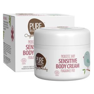 Sensitive Body Cream med probiotiske egenskaber fra Pure Beginnings Probiotic Baby - 250 ml.