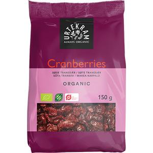 9: Urtekram Tranebær snack Ø - 150 gr