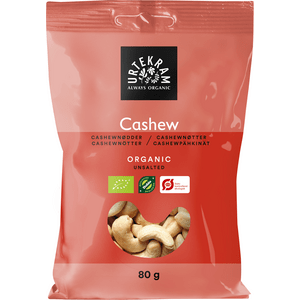 Urtekram Cashewnødder Hele, økologisk - 80 g