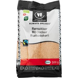 Urtekram Rørsukker Max Havelaar Ø - 500 gr