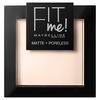 Maybelline Fit Me Matte + Poreless Powder - Flere farver - 110 Porcelain