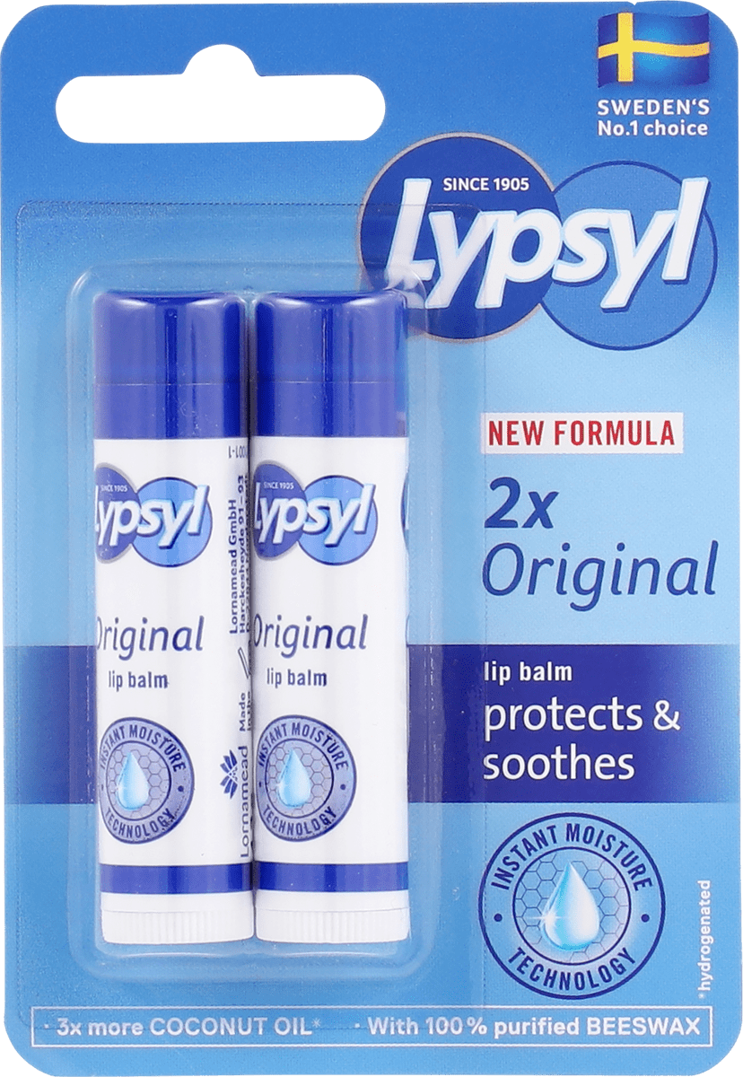 Lypsyl Original læbepomade - 2 stk. Med24.dk
