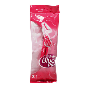 Gillette Blue II Pink Engangsskrabere  - 3 stk.